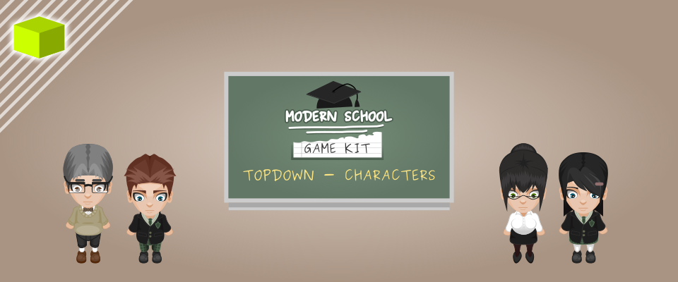 Modern School - Game Kit - Base Characters