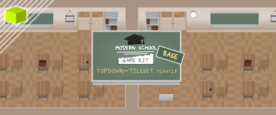 Modern School - Game Kit - Base Tileset