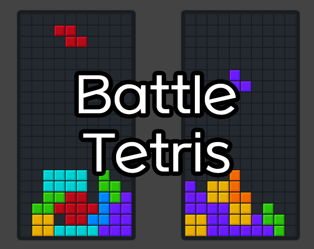 Battle tetris two players game by terryyoung lab