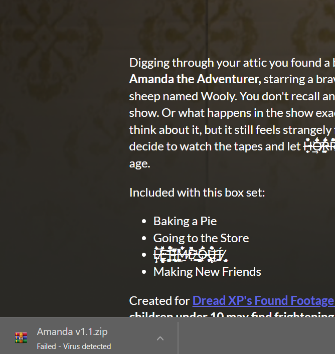 Amanda the Adventurer: Pilot Episode by MANGLEDmaw Games, Arcadim,  SinisterCid