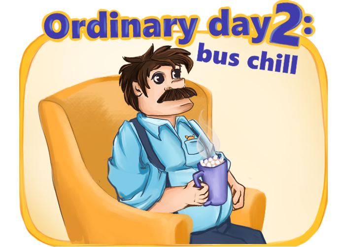 Cover image for Ordinary day 2. Bus chill