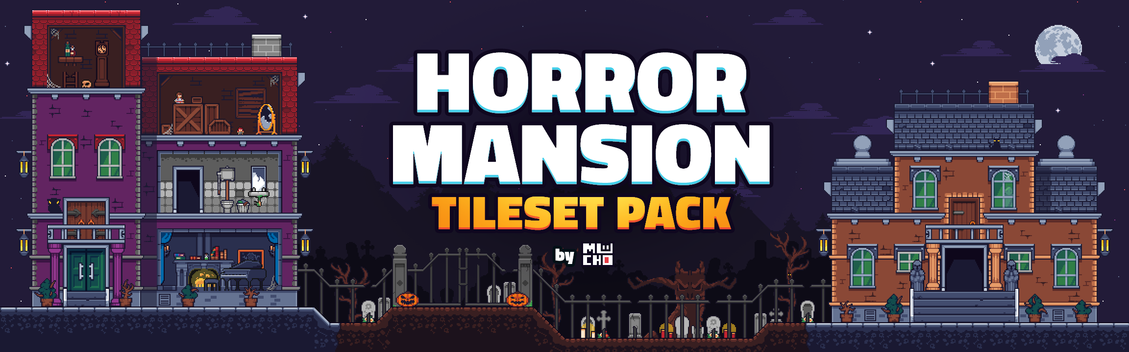 Horror Mansion Tileset Pack