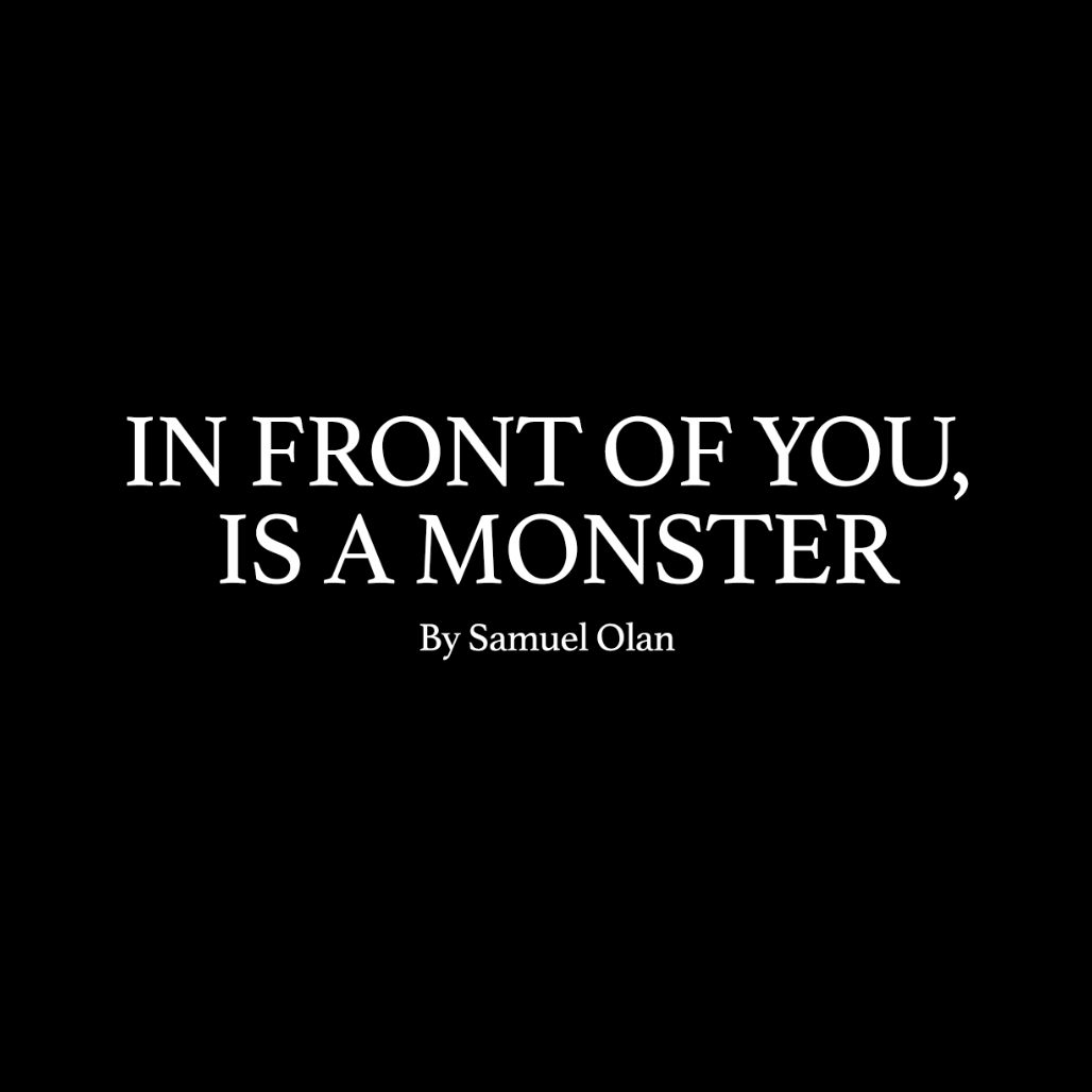 Cover image for In Front of You, Is a Monster