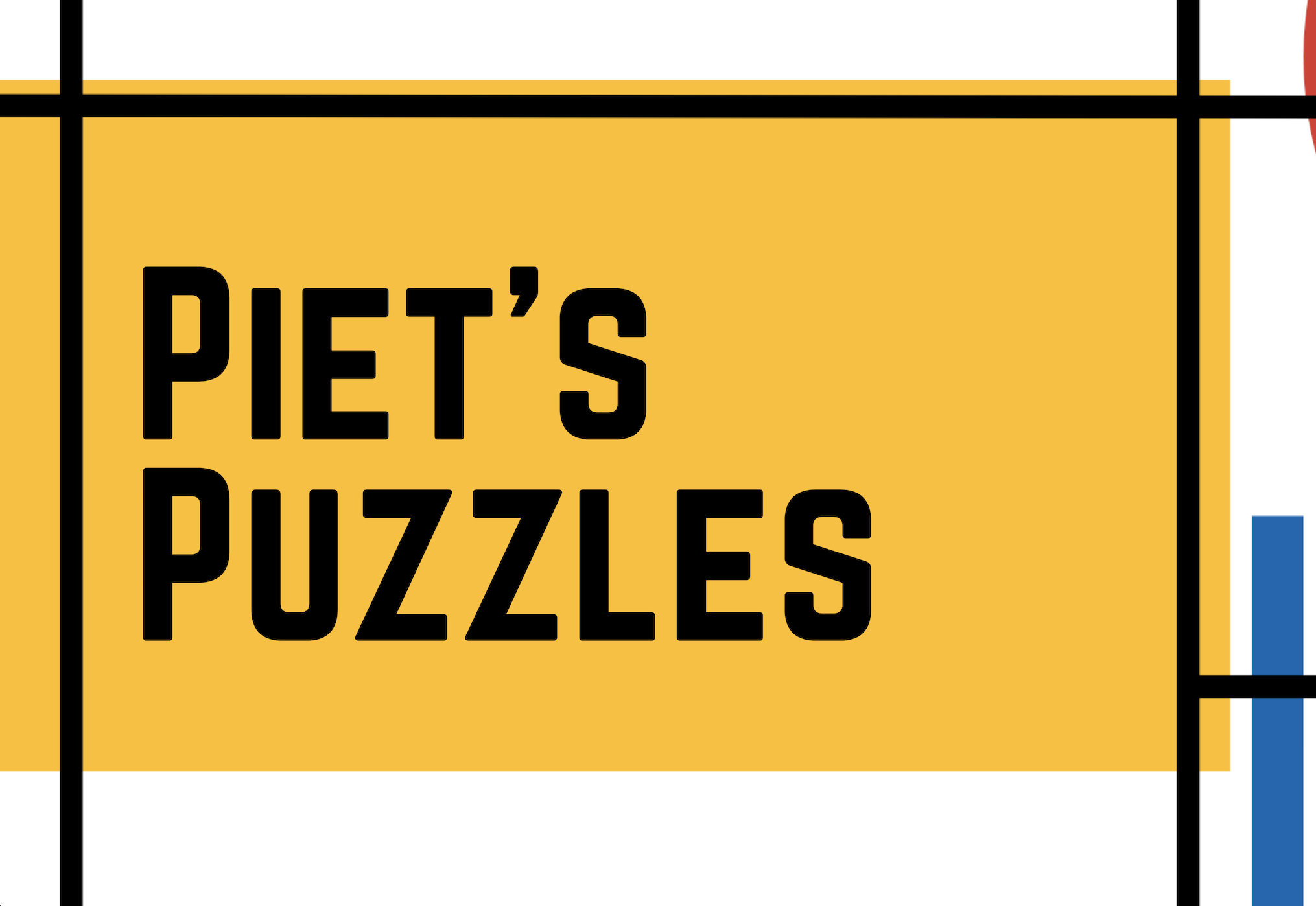 Piet's Puzzles