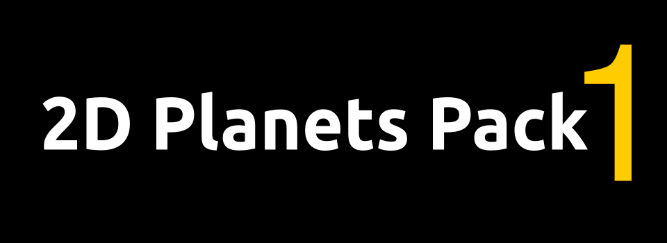240+ 2D Planets Pack #1