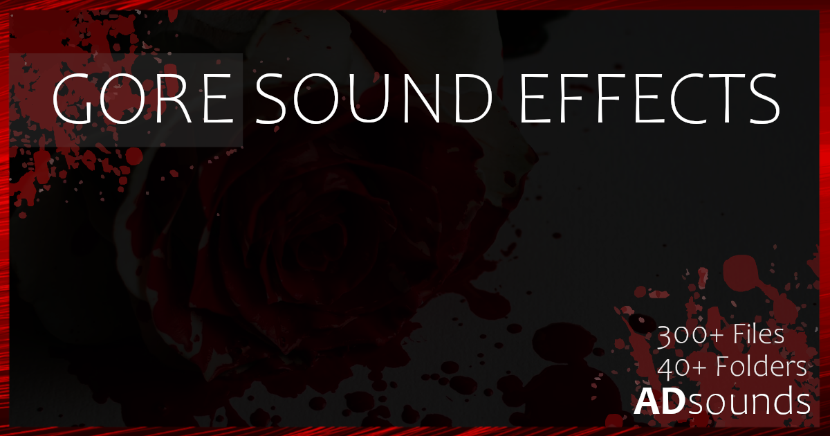Gore Sound Effects - Audio Pack