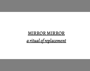 mirror mirror  