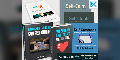 Cover image for HomeTeam GameDev training library: gamedev textbook, examples, exercises, articles, productivity & philosophy audiobooks