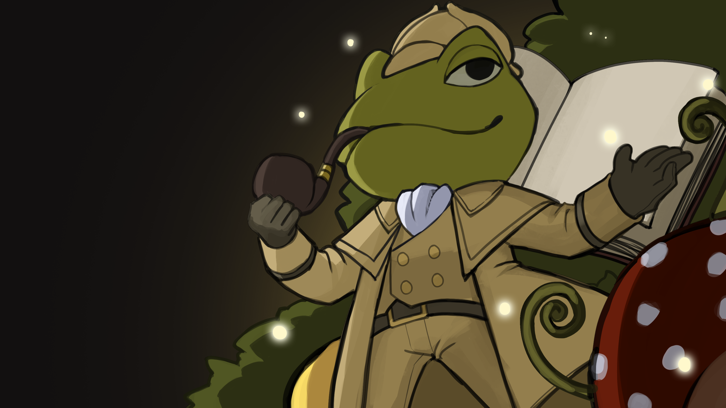 Inspector Frog by Amaan, W-IIV, abstrkt, Kyou