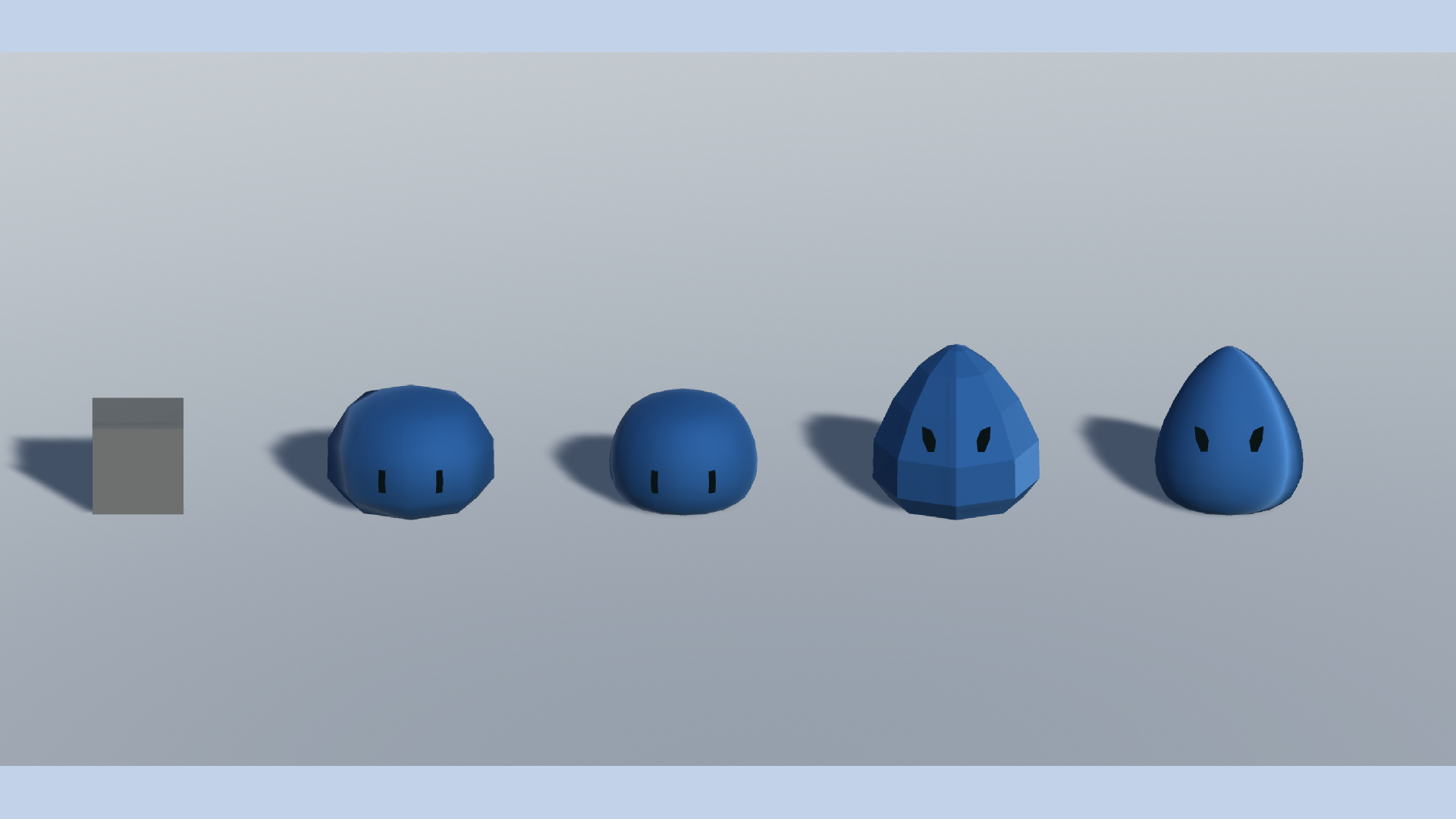 Low Poly Slimes