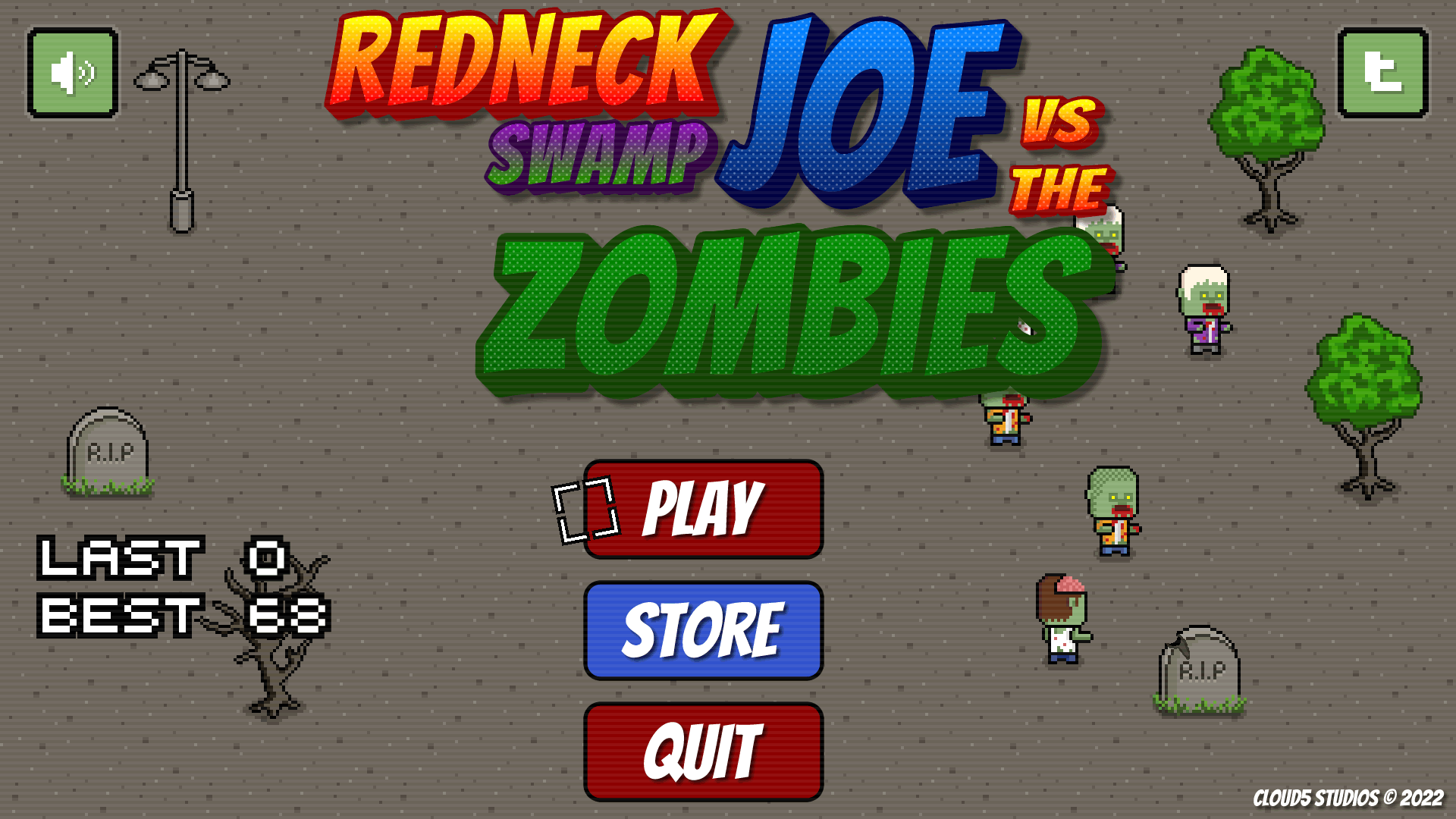 Cover image for Redneck Joe Vs The Swamp Zombies