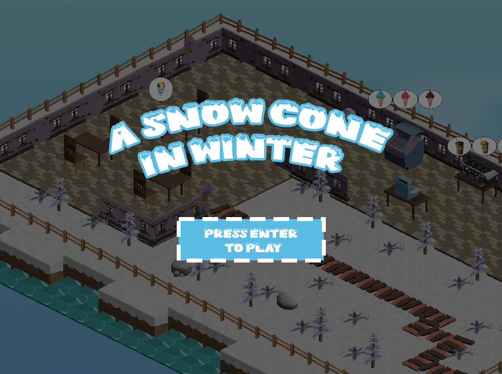A SnowCone in Winter