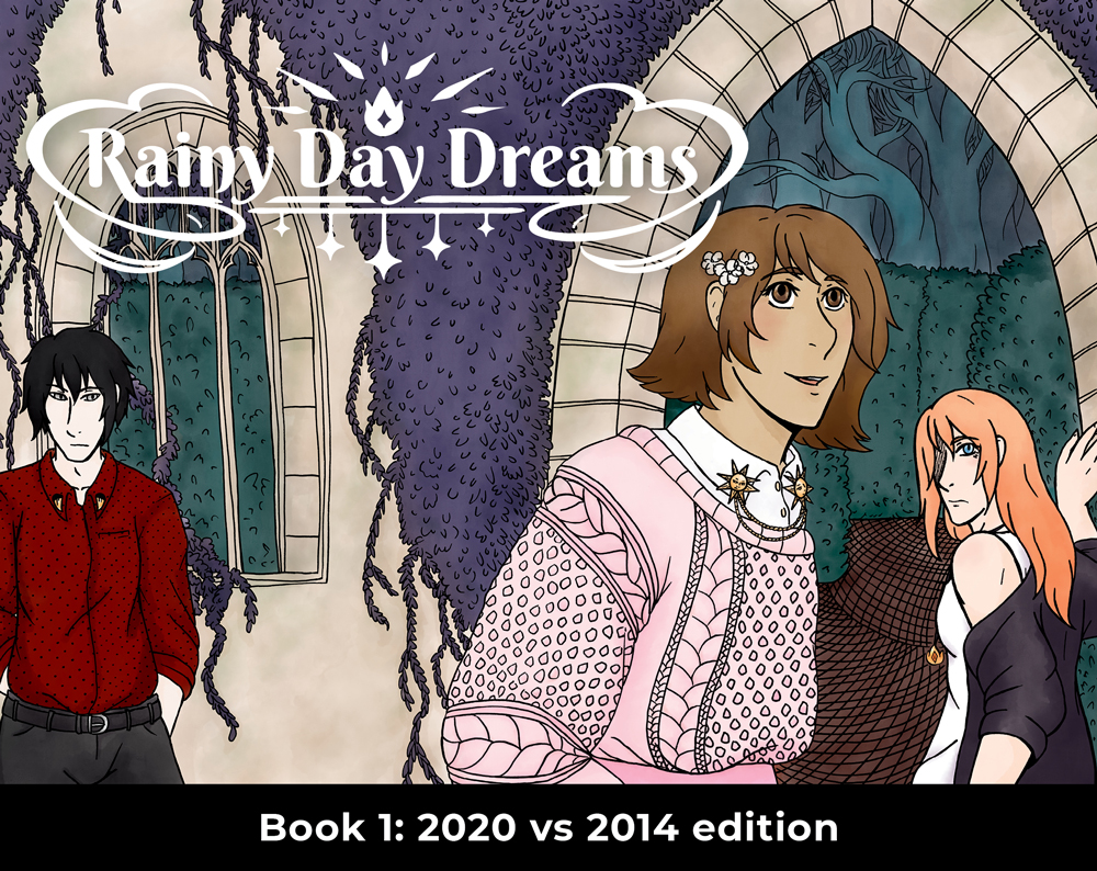 Rainy Day Dreams Book 1: 2020 vs 2014 edition