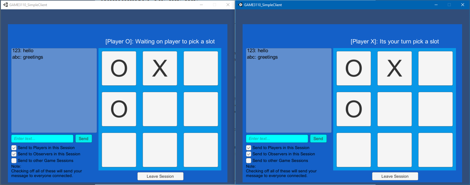 Multiplayer Tic Tac Toe