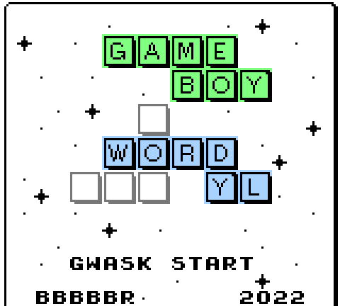 GB-Wordyl - Cornish Language (Game Boy)
