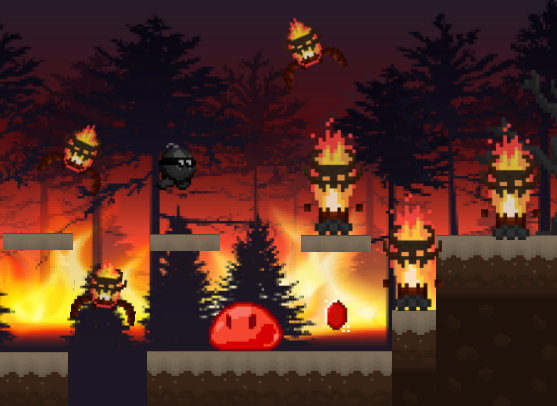Bomby Run - Level 3, Burning Tiki Jungle v1.0
