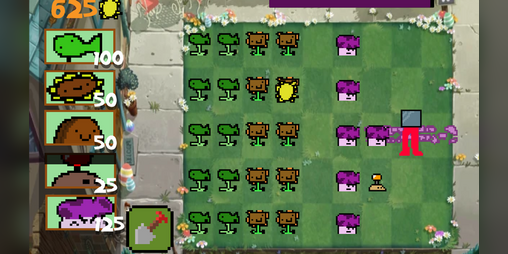 Cover image for Plants Vs Zombies Demake - Final Project