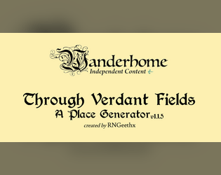 Through Verdant Fields v.1.1.5   - From the World of Wanderhome 