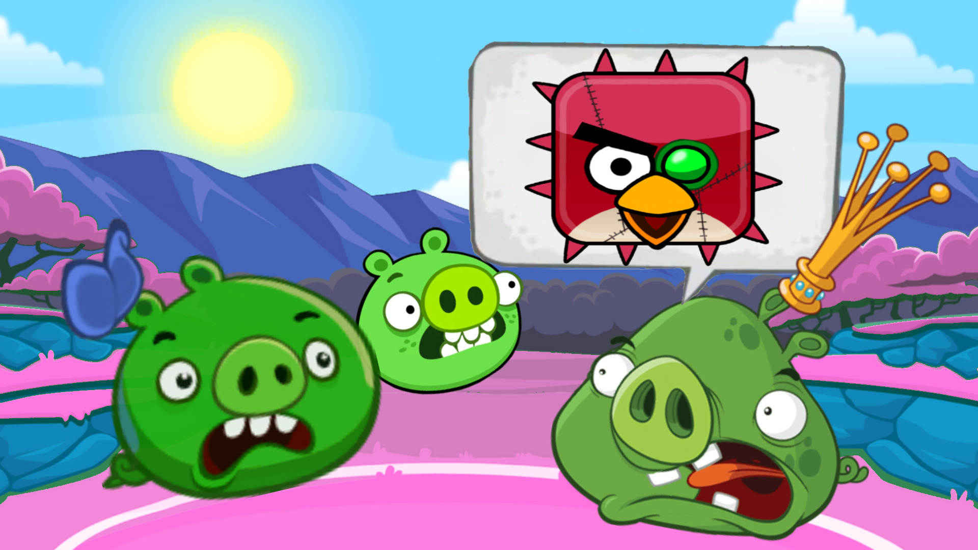 Bad Piggies Ball - Red Ball 4 Mod - VKG by BestGamesVK