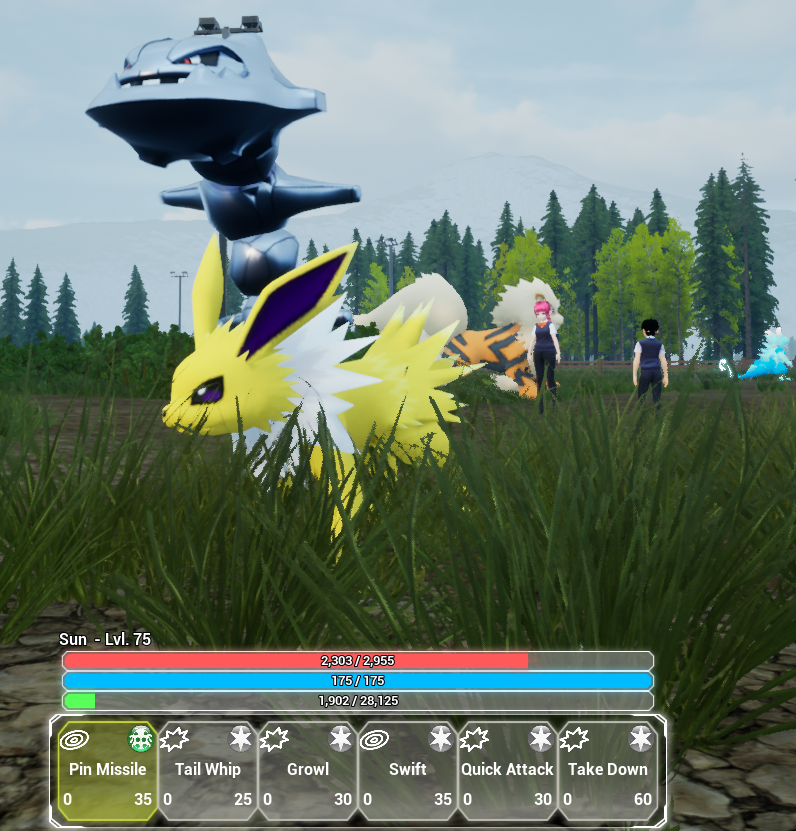 Exploration 1 Spawns ▭ Pokemon MMO 3D - Unreal ver 2022.0.0.1 