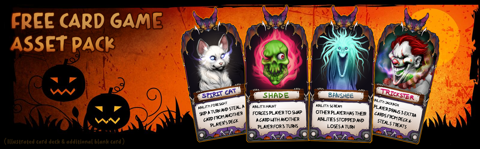 Halloween Themed Card Pack