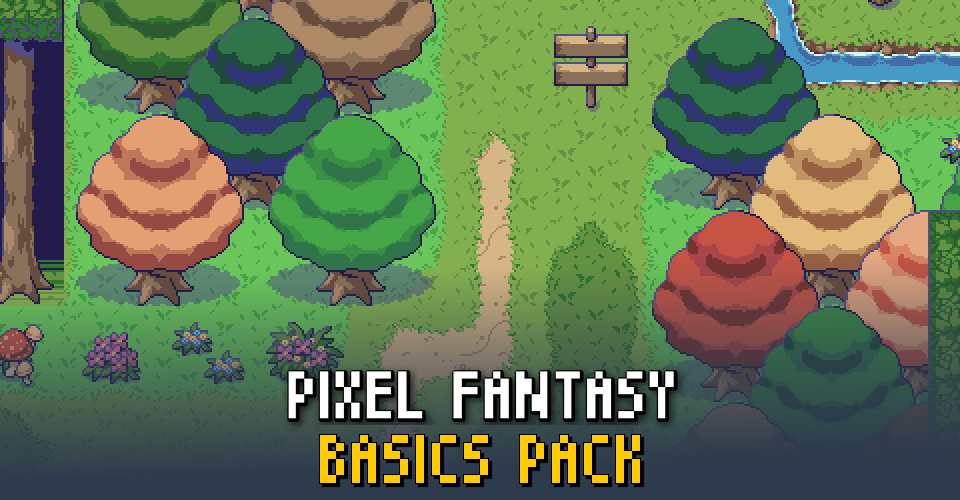 PIXEL FANTASY TILES - Basics Pack