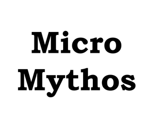 Micro Mythos   - Play Cthulhu scenarios with simple rules 