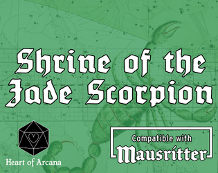 Shrine of the Jade Scorpion   - Battle spore-zombie ants, flee from scorpions, parlay with regal hummingbirds and save your village! 