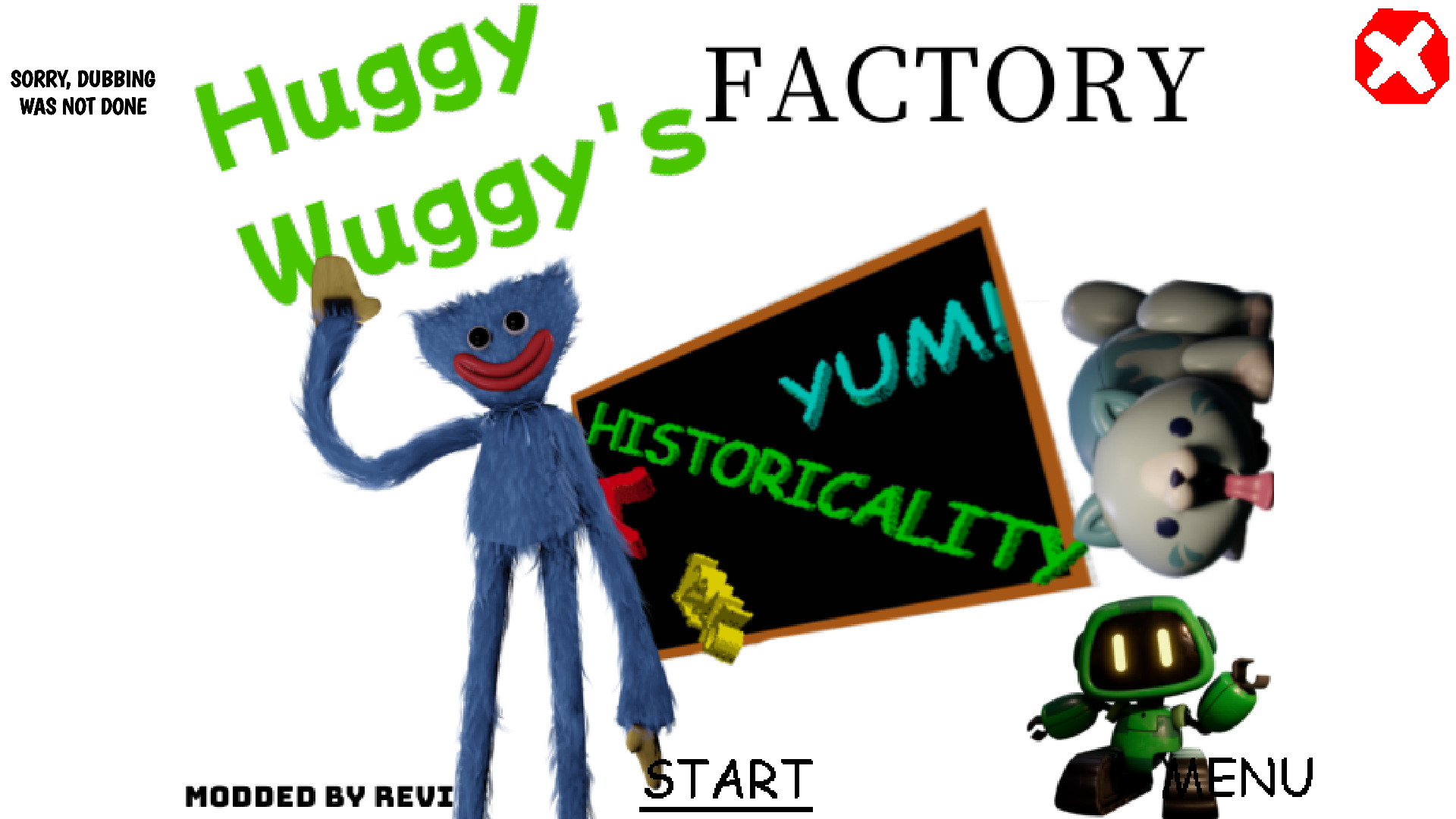 Cover image for Baldi Basic's but Huggy Wuggy
