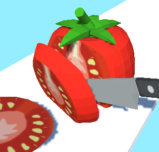 cutting food
