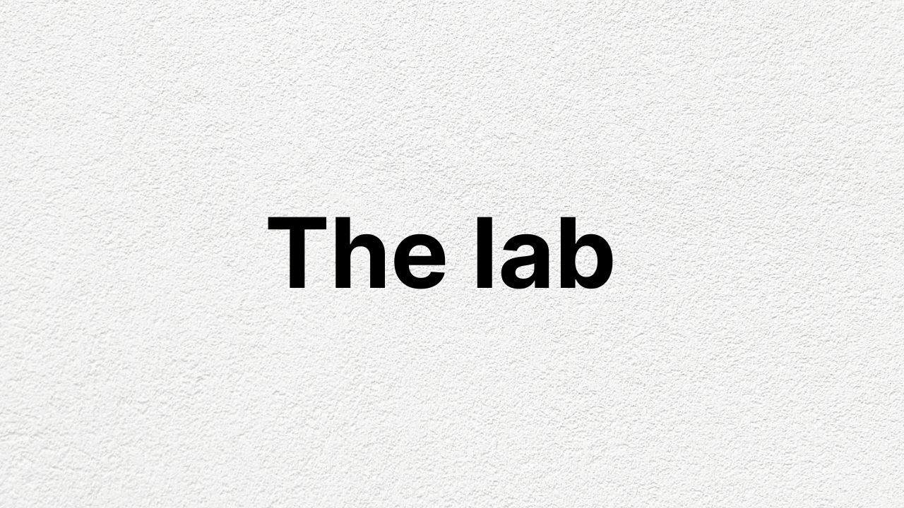 The Lab Text The lab Chapter 1 get into the lab by JPSC
