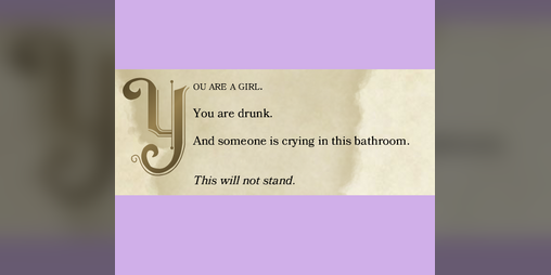 Cover image for You All Meet In A Tavern's Ladies' Room