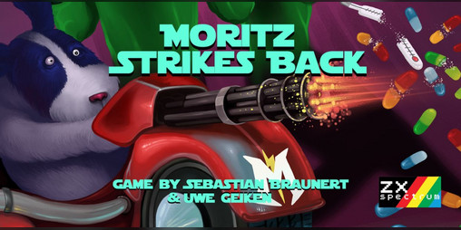 Cover image for MORITZ STRIKES BACK 48K