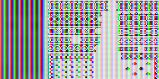 Cover image for Embroidery PDF: Danish hem embroidery - Blue, Black, Red