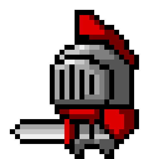 32 x 32 knight with basic animations by Mr. Pigeon489