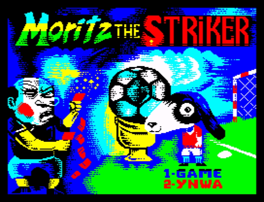 MORITZ THE STRIKER (48K and 128K Version) by ZXAMAZE