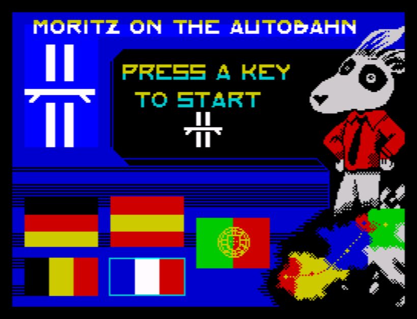 MORITZ ON THE AUTOBAHN 128K by ZXAMAZE
