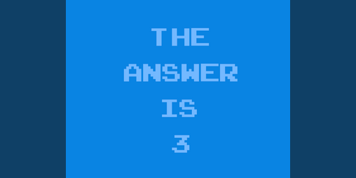 Cover image for The Answer is 3