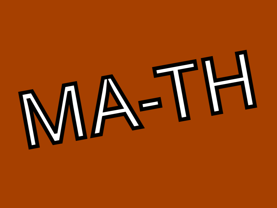 Cover image for MA-TH
