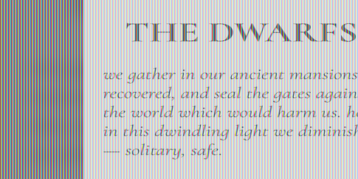 Cover image for the dwarfs