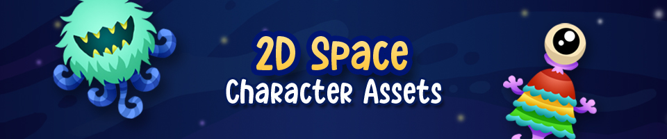 2D Space Characters