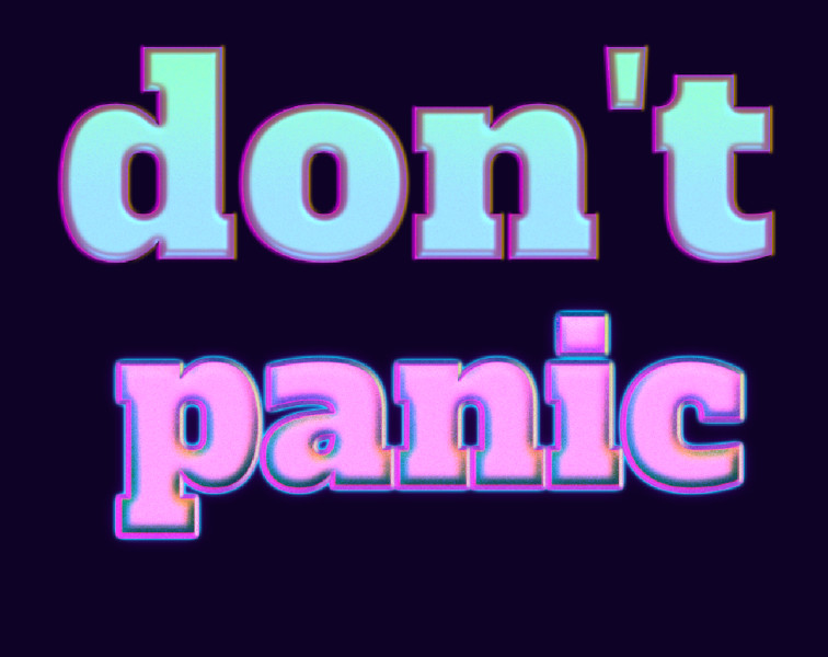 Cover image for don't panic
