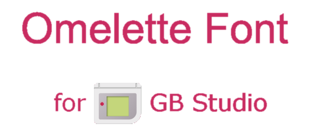 GB Studio Omelette Font