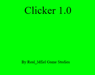 Clicker Game
