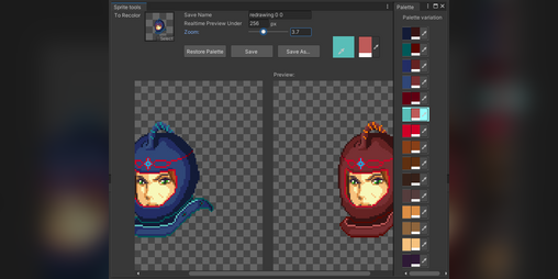 Cover image for Pixel Art Recolor Tool for Unity