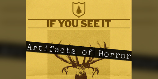 Cover image for Artifacts of horror - State Forestry Warning Flyer