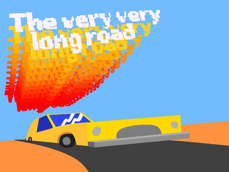 Very very long road