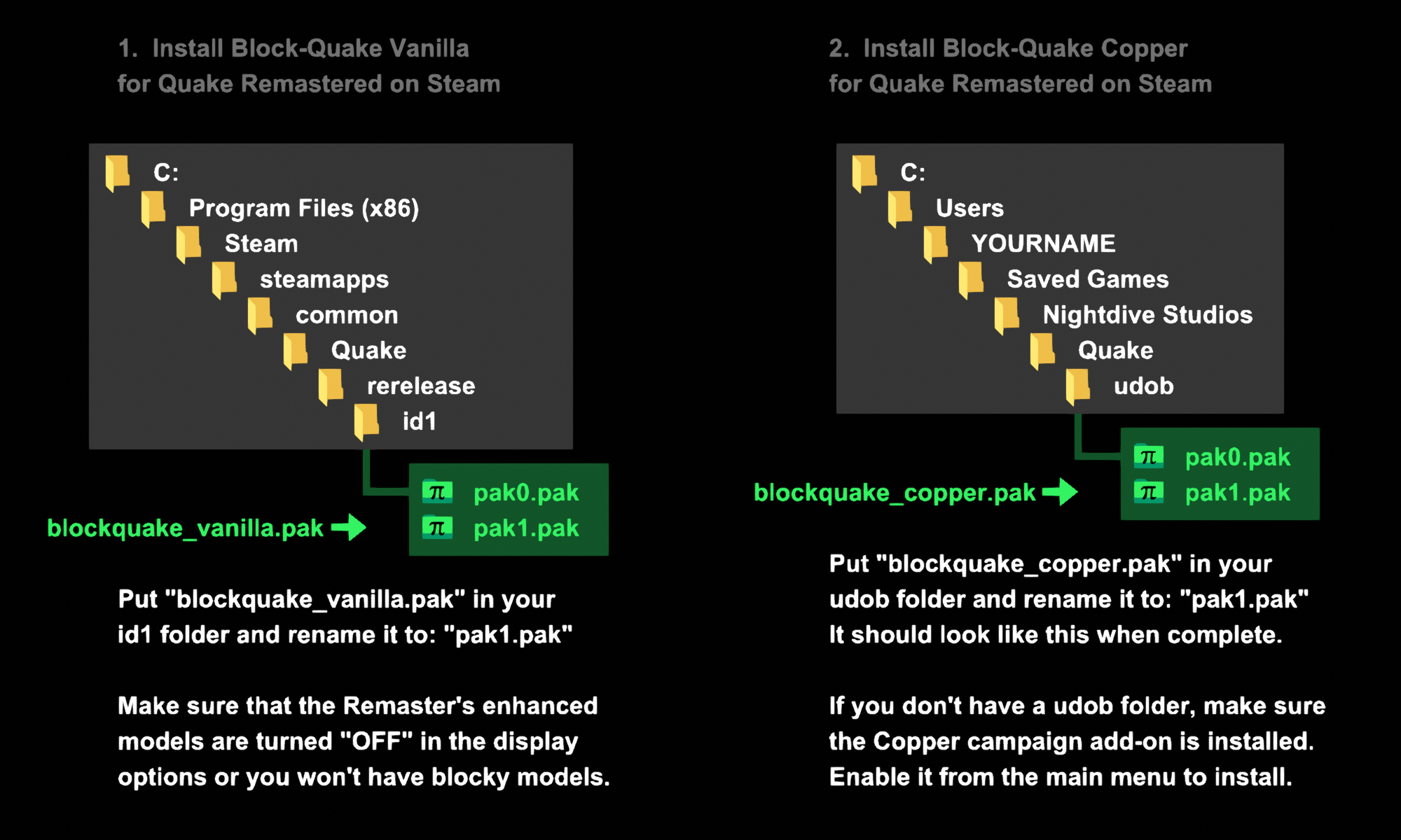 Block Quake mod turns the FPS into a LEGO game