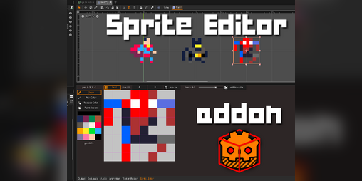 Cover image for sprite editor addon for godot