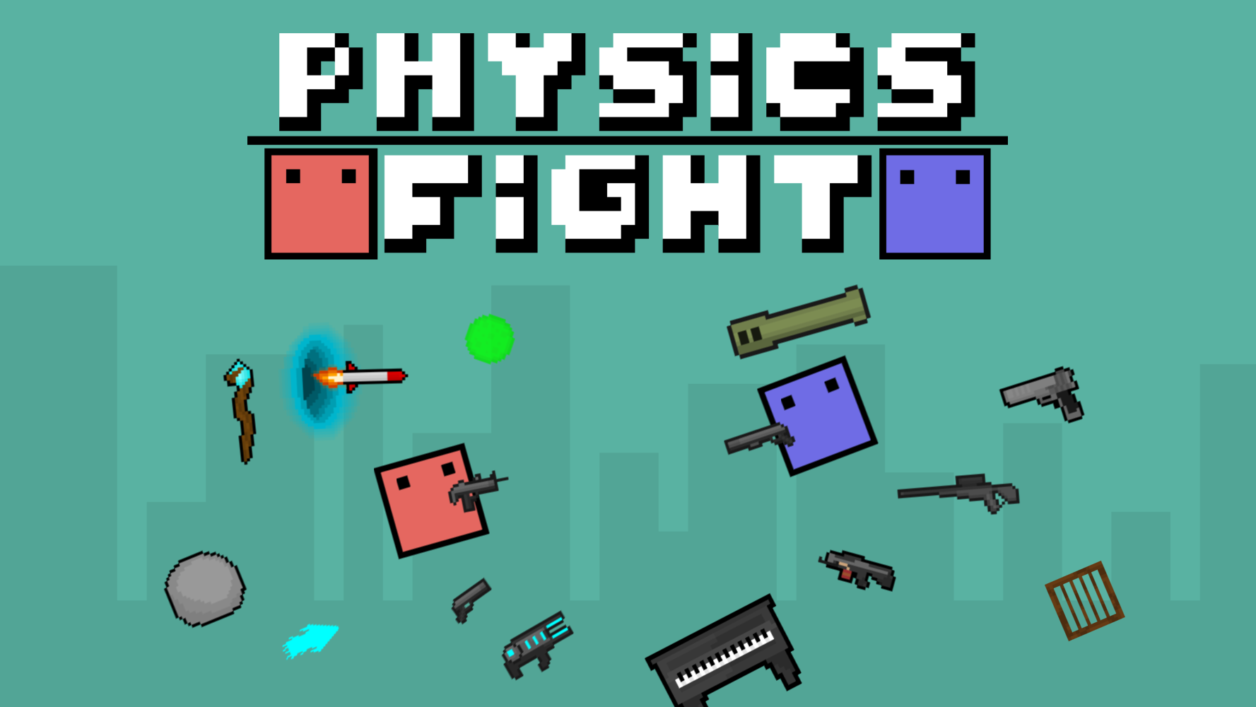 Physics Fight - Local 2 Player Chaos